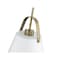 Z-Lite Z-Studio 1 Light Pendant, Matte White & Heritage Brass 726P-MW+HBR - alternate 7